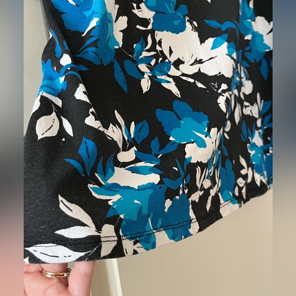 Jessica London Cotton Blend Floral Blouse Women’s size 18/20 - Picture 8 of 15
